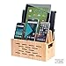 MobileVision Bamboo Charging Station w/Cutout for Bluetooth Portable Wireless Speaker and Docking Stand use w/DKnight MagicBox, Anker Classic & More