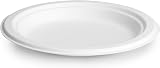 Signature Packaging 7in Round Paper Plates Bagasse 50 Pack Eco Friendly view 6