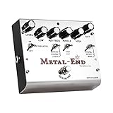 ammoon BIYANG METAL-END King High Gain Distortion Effect Pedal Built-in Amplifier Simulator EQ With True Bypass Full Metal Shell