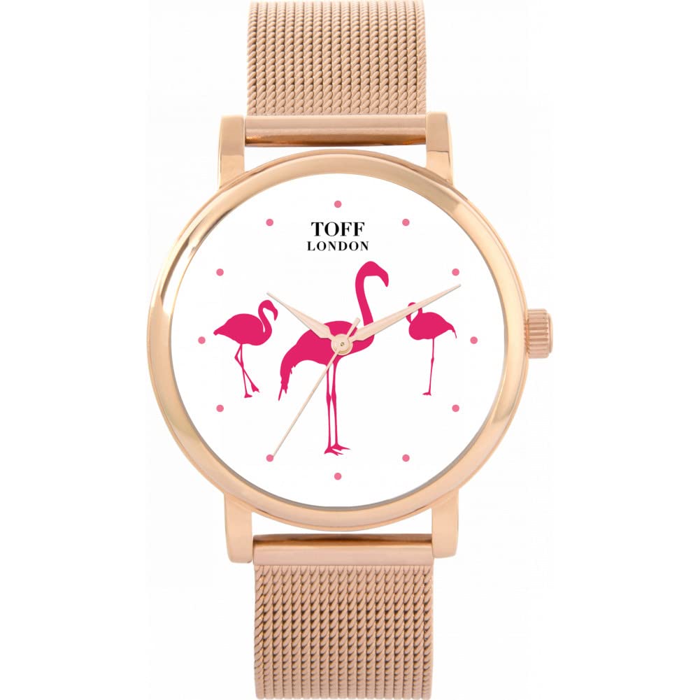 Toff London Ladies Flamingo Bird Watch