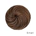 Fast Hair Bun for Men REECHO Hair Extensions Chignon Synthetic 3 inches in Diameter Size Small Color Medium Warm Brown