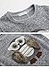 WardWolf Sweatshirts for Girls Toddler Kids Fleece Pullover Fuzzy Cute Owl 7-8