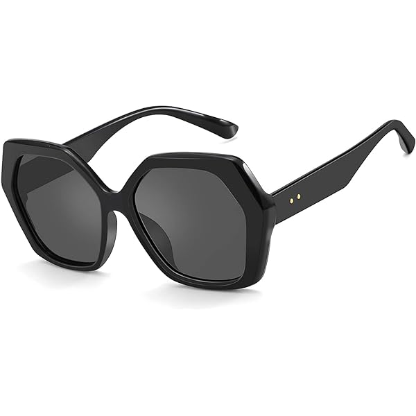Amazon.com: Hollow Large Frame Sunglasses Women display picture 1