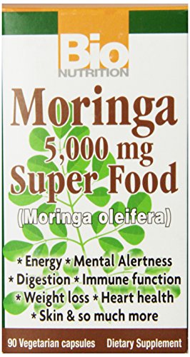 Bio Nutrition Moringa Super Food Vegi-Caps, 90 Count