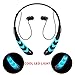 Bluetooth Headphones, Earfly Wireless Bluetooth headphones, Stereo Magnetic in Ear Sports Earbuds with Mic, Compatible with iPhone 7, Samsung Galaxy S7, and other Android Phones.(Blue)