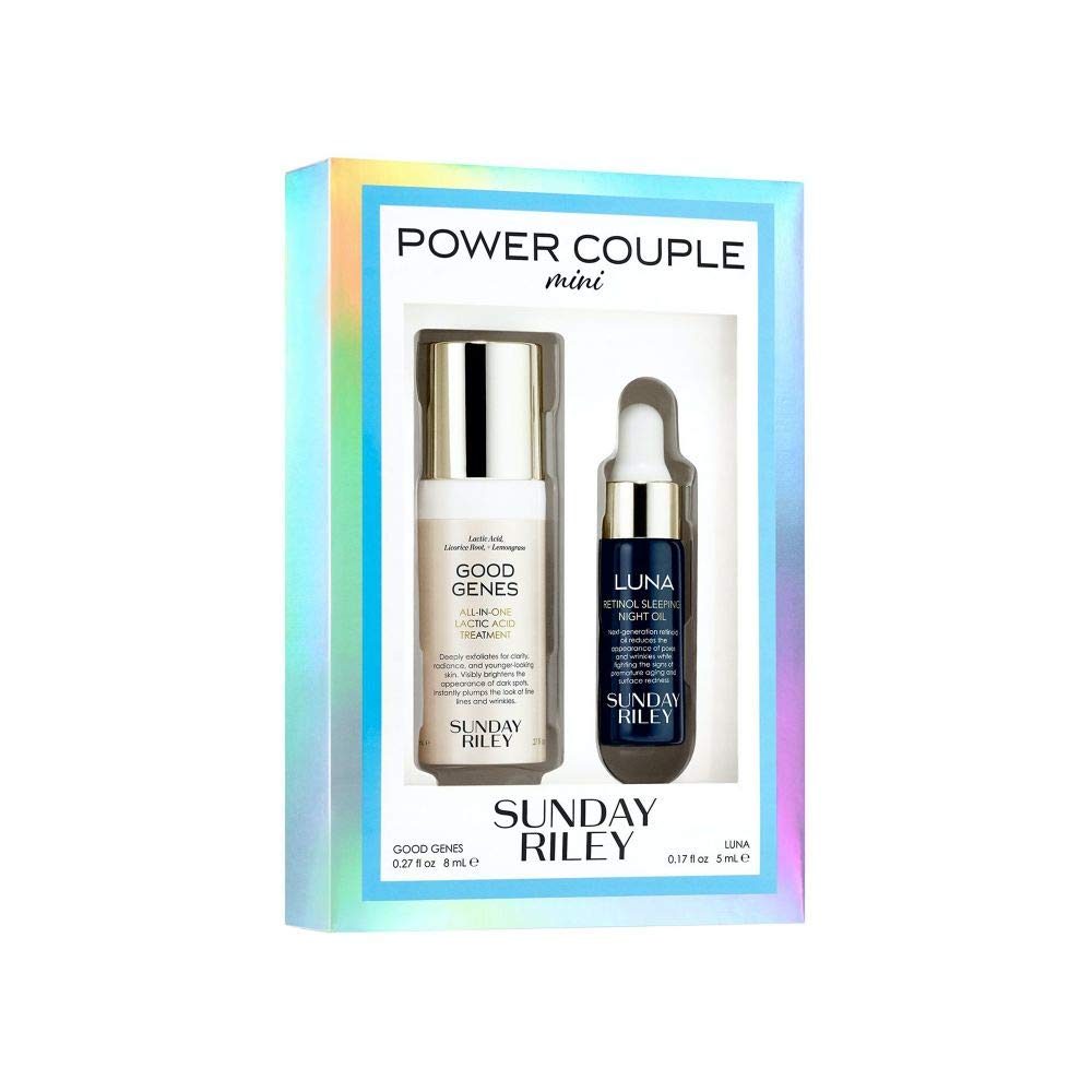 Photo 1 of Sunday Riley Mini Power Couple Travel Kit, 0.4 fl. Oz