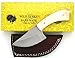 Wild Turkey Handmade Real Camel Bone Handle Fixed Blade Skinner Knife w/Leather Sheath (Bone)