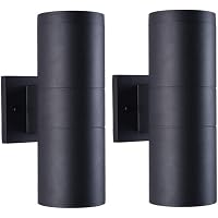 Irrea Odern Outdoor Porch Light Patio Light In 2 Lights Dusk To Dawn Photocell Sensor With