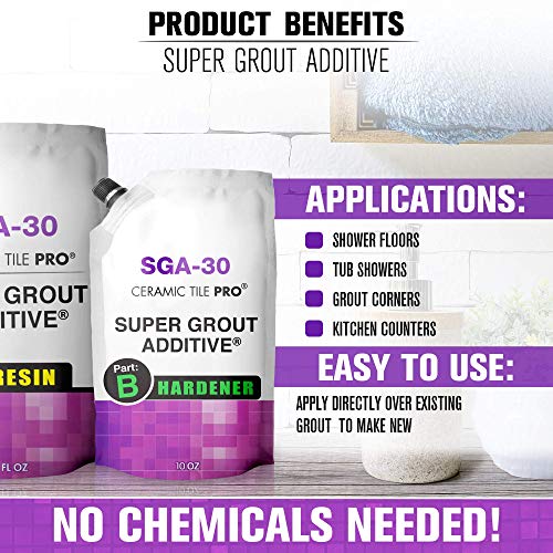 SGA 30 Super Grout Additive Premium Waterproof Tile Grout Repair Kit