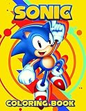 Sonic Coloring Book: JUMBO Coloring Book | 60 illustrations | Sonic The Hedgehog | Great Coloring Pages | Ages 2-8