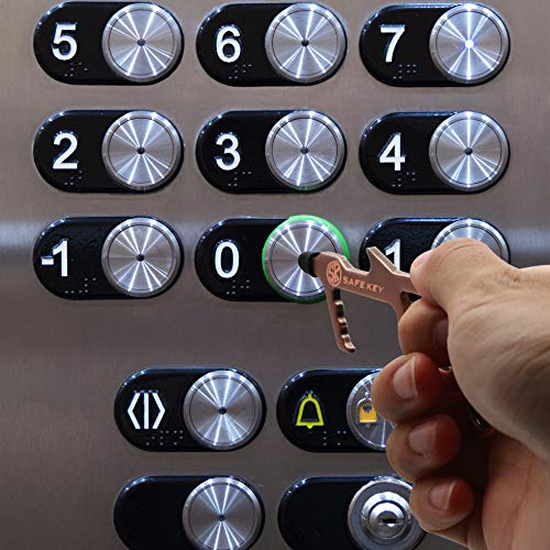 SAFEKEY 99.9 Antimicrobial COPPER No Touch Door Opener Contactless