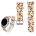 Feskio for Samsung Gear S2 SM-R720/R730 Replacement Watch Band Accessory Soft Silicone Colourful Sport Wristband Strap Band Bracelet Common Design for Samsung Galaxy Gear S2 SM-720/SM-730 Smartwatch