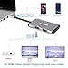 USB C Hub Ueznirn 6 in 1 USB Type c Hub Adapter with 4K HDMI Port, USB-C PD port, 2 USB 3.0 Ports and SD/TF Card Reader for Macbook Pro, Chromebook, USB Flash Drives and More USB C Devices