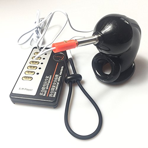 The Bondage Locker Cbt Electro Sex E-Stim Chastity Device, Black
