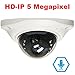 GW Security 8 Megapixel UltraHD 4K 2.8-8mm Motorized Zoom Dome IP Dome Security Camera Built-in Microphone, Audio Recording, Power Over Ethernet