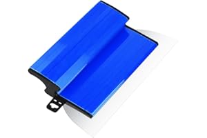 SPRAY FREELY 10Inch/25CM Drywall Skimming Blade, Stainless Steel Drywall Smoothing Spatula for Concrete Finishing Hand Tool Smoothing Spatula Wall-Board Plasterboard (10Inch/25CM)