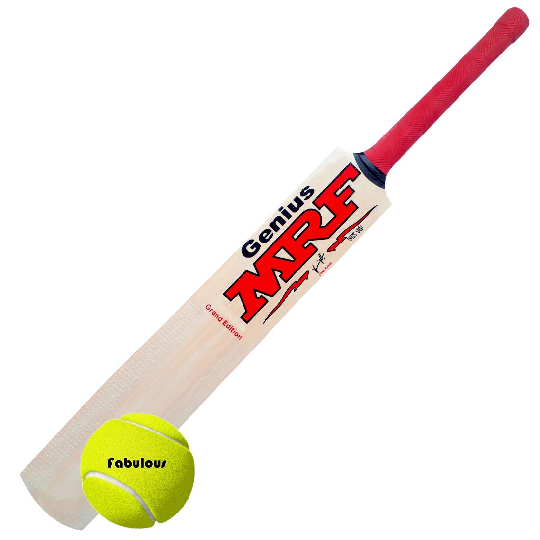 MRF Genius Virat Kohli Popular Willow Cricket Bat with Ball Amazon.in Sports, Fitness & Outdoors