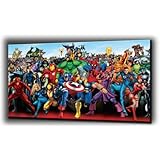 Tableau Toile Imprimée 'Déjeuner Au Sommet D'un Gratte-ciel' - Reproduction Artistique, Plusieurs Tailles