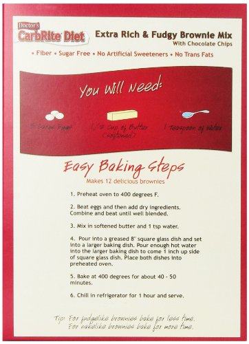 2 Doctors+CarbRite+Diet+Chocolate+Brownie