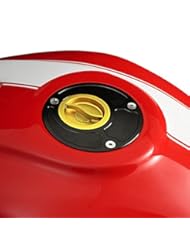 Automotive Parts and Accessories: Fuel cap Racing EDO KTM 950 Adventure/ S 03-06 black-gold - BS-Motoparts