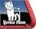 Yorkie Mom | NickerStickers® Vinyl Yorkshire Terrier Dog Window Decal Sticker