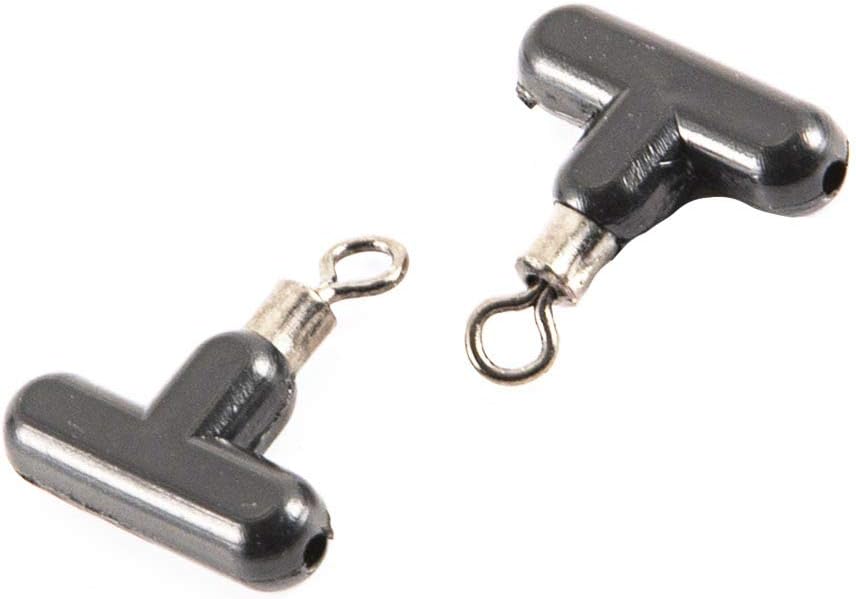yodaliy Fishing Swivel 10pcs/Set Mini Slide Saltwater Outdoor Sea Anti Bite Terminal Tackle Durable Cross Line Accessories Pulley Link Rig Connector