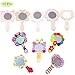 10pcs Creative Toy Painting Kit DIY Art Crafts, Unfinished Natural Wood Mold Mirror Toy for Kids - Funny Painting Handmade Craft Toys Christmas Gifts for Girls Boy