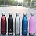 Vacuum Insulated Double Wall Stainless Steel Leak-proof Cola Shape Portable Travel Sports Water Bottle (Natural)