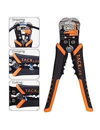 tacklife mws02 autoajustable Pelacables automático cortador de cable crimpadora 3 en 1 Multi Herramienta para pelacables, corte, crimpadora     24 AWG