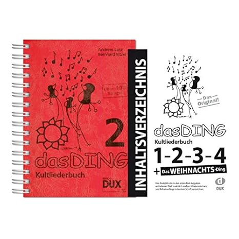Dux Das Ding 2 | Kultliederbuch + Original Inhaltsverzeichnis | Songbook | NEU