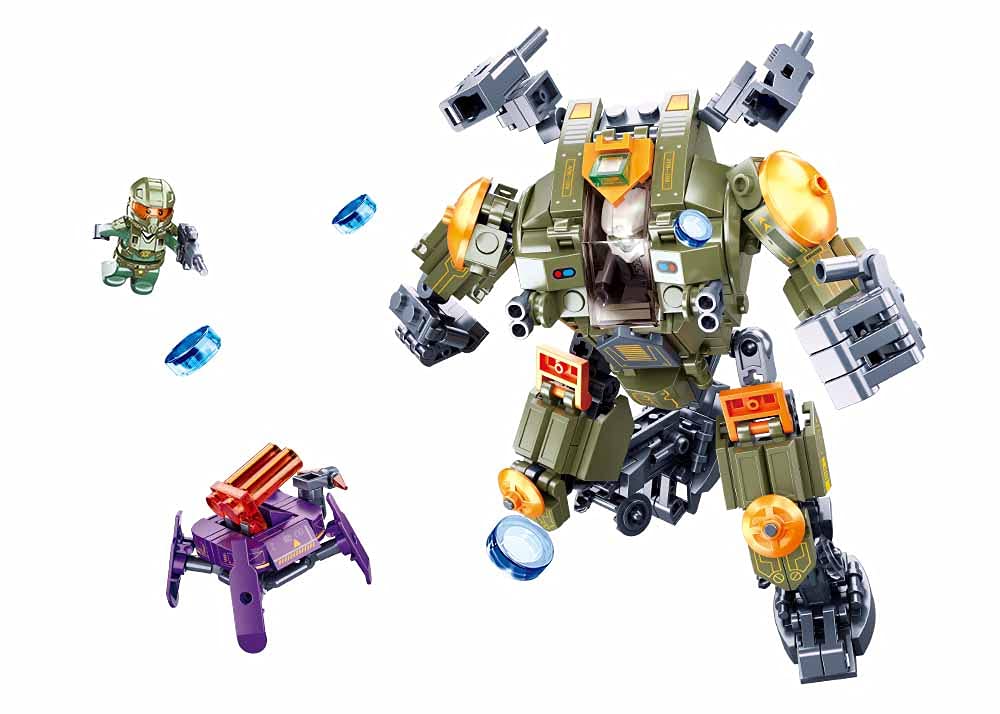 Sluban - Atomic Storm (Uprising) -Dire Wolf Assault Robot, M38-B0911, Multi-Colour