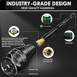 UniqueFire T75 IR Flashlight Kit 940nm Infrared