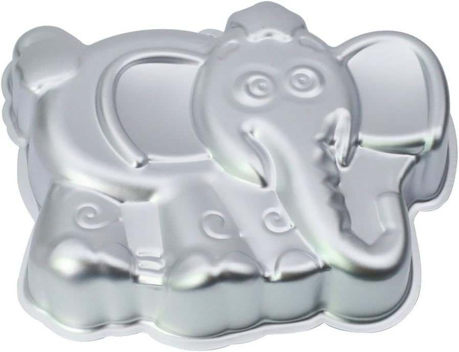 wotoy 10-inch Non-stick Animal Elephant Cake Baking Pan Aluminum Pans Mold