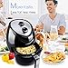 Air Fryer Electric 3.8QT XL Low Fat Fryer,Oil Free Air Fryer,Dishwasher Safe Auto Shut off & Timer Fry drawer 7-in-1 XL with 5-piece Accessory 1500W Watt Electric Deep Fryers Multi-function with Rapi