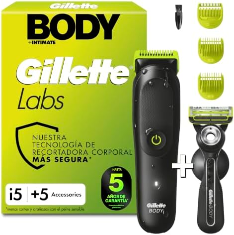 Labs i5 Body + Intimate Afeitadora Corporal, Maquinilla, Accesorios