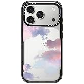 CASETiFY Impact iPhone 17 Pro Case [Slim/Wireless Charging Compatible / 8.2 ft. 4X Military Grade Drop Protection] - Clouds - Clear Black