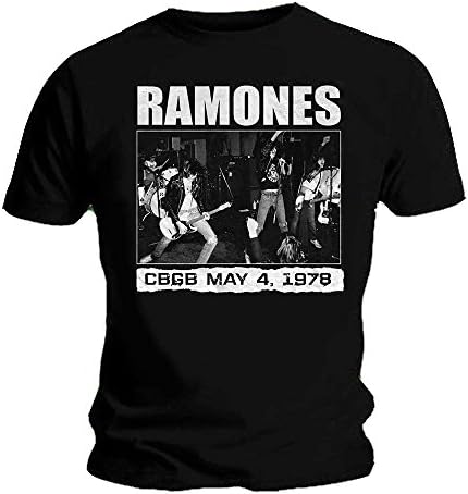Official T Shirt Punk Ramones Vintage Photo CBGB Club 1978
