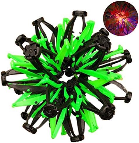 Hapler カラーボール スフィアボール 伸縮ボール Led 光る 子供おもちゃ 不思議なボール ギフト 格納式可変 ランキング総合1位 ハンドキャッチボール フラワーボール ハニカムボール