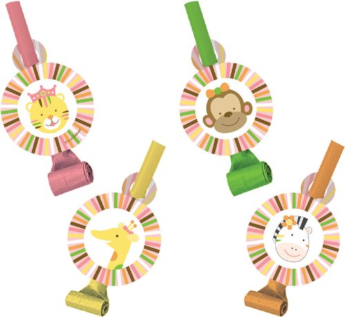 Creative Converting Sweet at One Girls Birthday Party Blowouts, 8 Count