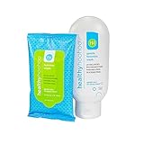 healthy hoohoo All Natural Gentle Feminine Wash (4.0 OZ) and Travel Pack of Wipes (10 Wipes) Combo Pack
