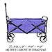 WHITSUNDAY Collapsible Folding Garden Outdoor Park Utility Wagon Picnic Camping Cart with Replaceable Cover (Compact Size 5