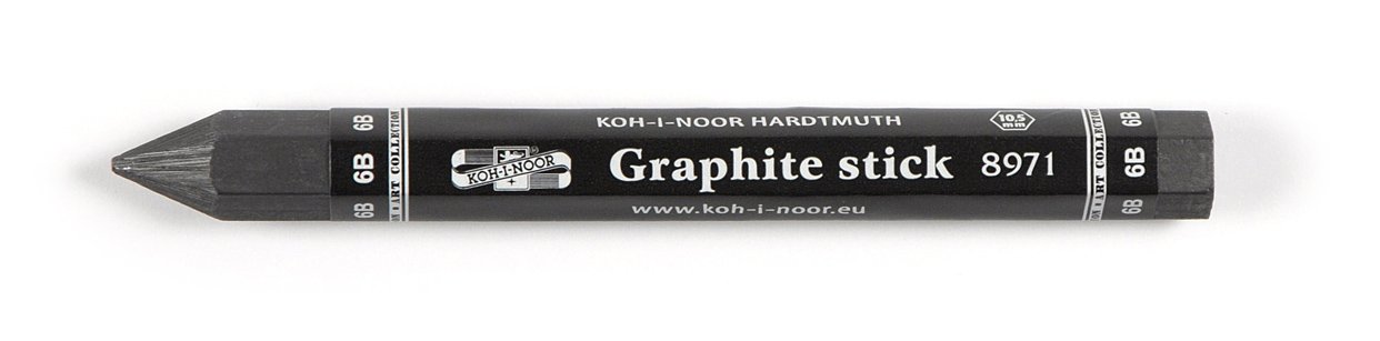 RotbArt Graphite Pencil Hardness B6 Extra Thick in Paint 8971/6B