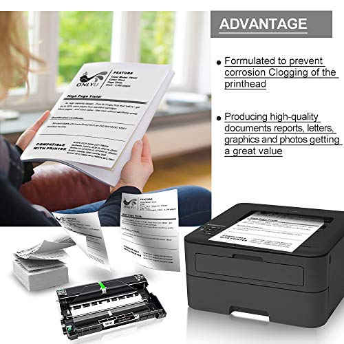 ONLYU Compatible Drum Replacement for Brother DR730 DR730 DR760 DR760