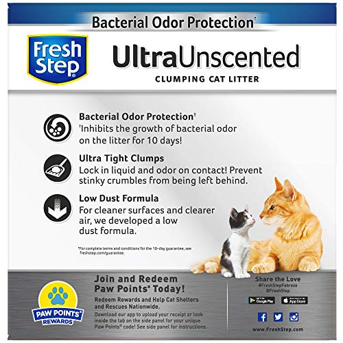 Fresh Step Ultra Unscented Clumping Cat Litter, 25 lbs. Pricepulse