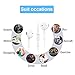 DPKIKO Compatible Earphones Earburds Replacement for IP 7/7 Plus / 8 / 8Plus / X,Bluetooth Earbuds Microphone Stereo Headphones Noise Isolating Headset