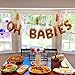 Oh Babies Balloons Twins Baby Shower Banner Party Supplies Decorations Gender Reveal