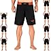 BJJ Shorts for Men – MMA Fight Shorts, No Gi, Jiu Jitsu, Grappling, Boxing, Kickboxing, Cage Fighting, UFC Training Shorts Brown