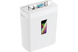 Woolsche Paper Shredder, P-5 Security Level, 5-Sheet Micro Cut with 3.43-Gallon Basket, Durable & Fast with Jam Proof System, Paper Shredder for Home Office (ETL)