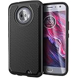 Moto X4 Case, Cimo [Shockproof] Heavy Duty Shock Absorbing Hybrid Protection Cover for Motorola Moto X4 - Black