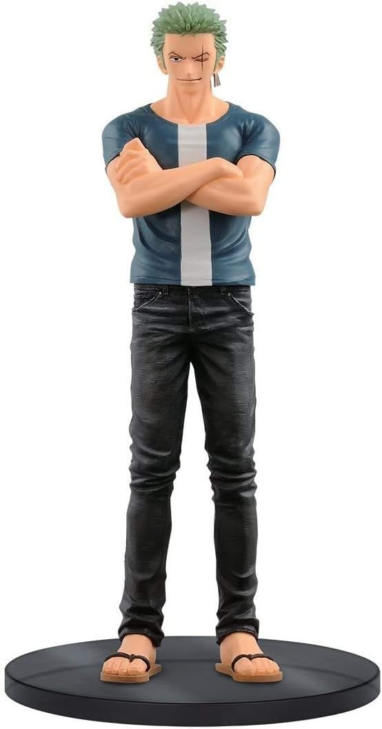 Amazon Com Banpresto Roronoa Zoro Figure B Jeans Freak Series Volume 6 1 Piece 6 7 Toys Games